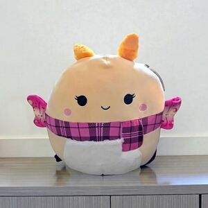 NEW Squishmallows Miry the Moth - Winter Edition with Scarf